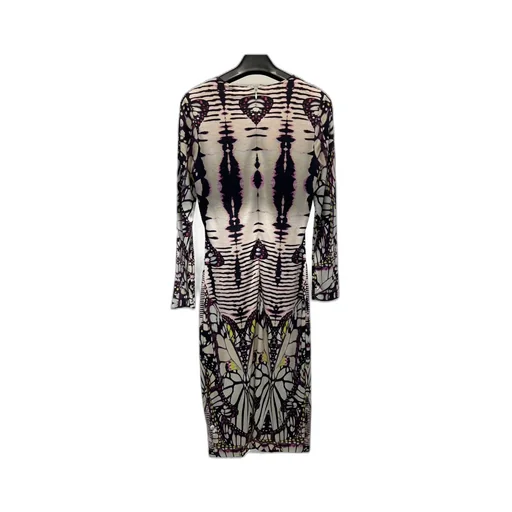 Printed Long-Sleeved Dress