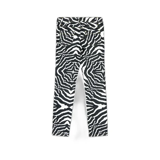 Zebra Printed Jeans