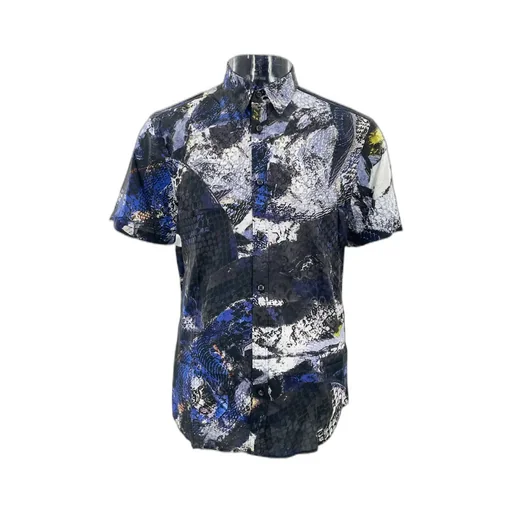 Single-Breasted Short-Sleeved Shirt