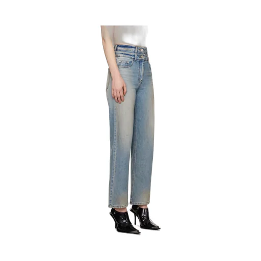 Double Waist Dirty Jeans