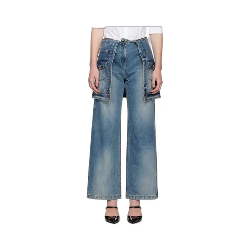 Layered Panelled Jeans