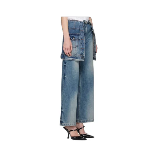 Layered Panelled Jeans