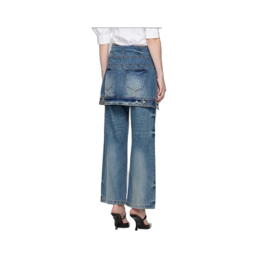 Layered Panelled Jeans