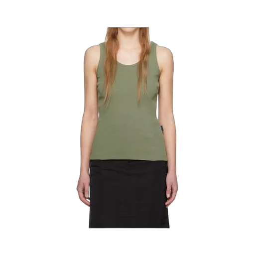 Round-Neck Ribbed Vest