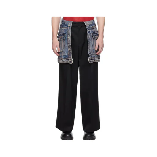 Cowboy Skirt Layered Casual Pants
