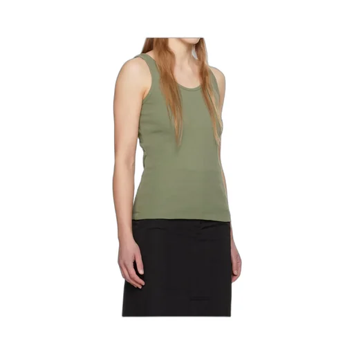Round-Neck Ribbed Vest