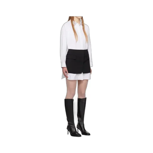 Long-Sleeve Panelled Shirtdress