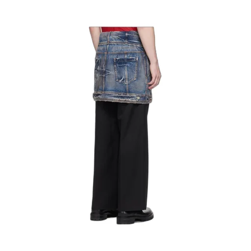 Cowboy Skirt Layered Casual Pants