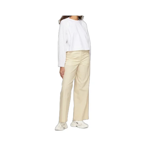 Diagonal Plaid Pleated Casual Pants