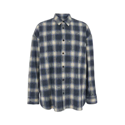 Plaid Long-Sleeved Shirt
