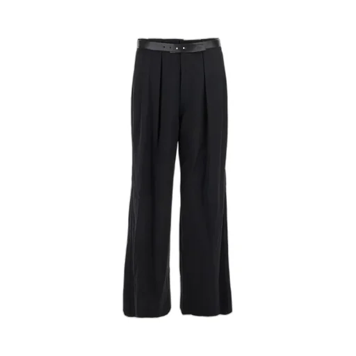 Pleated Belted Trousers