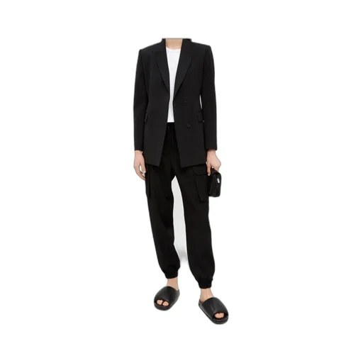 Long-Sleeved Suit Jacket