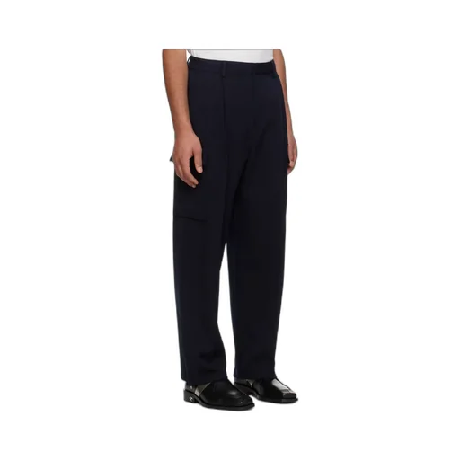Gabardine Cargo Trousers