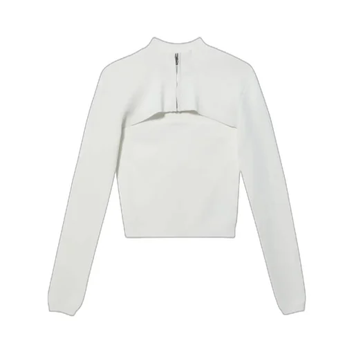 Turtleneck Zip-Up Sweater