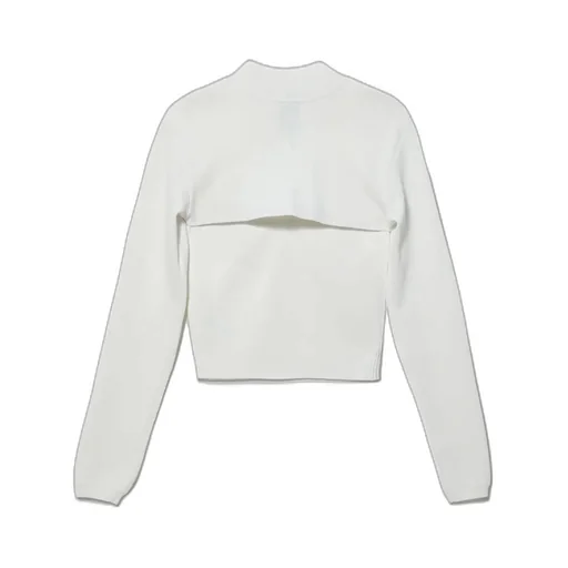 Turtleneck Zip-Up Sweater