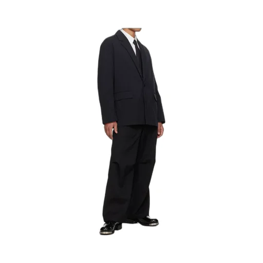 Zipper Panel Casual Pants