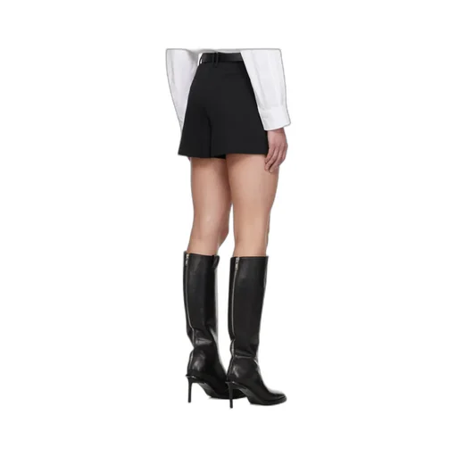 Belted Chevron Skirt