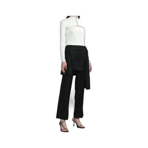 Turtleneck Zip-Up Sweater