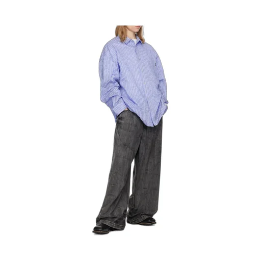 Crinkled Stripe Shirt