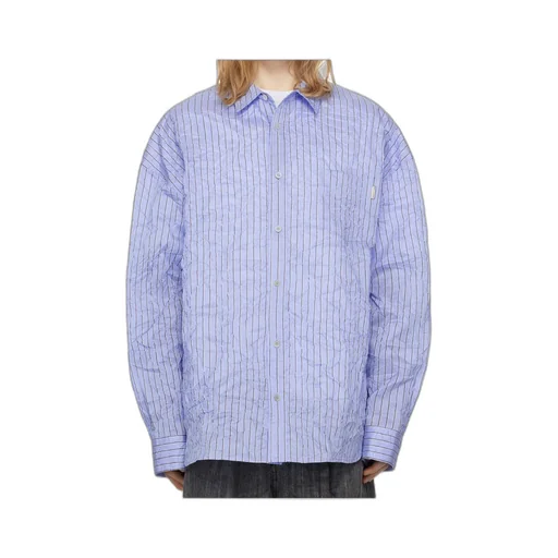 Crinkled Stripe Shirt