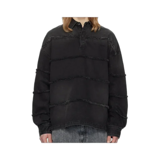 Long-Sleeved Polo Shirt