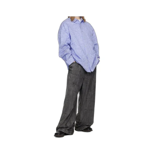 Crinkled Stripe Shirt