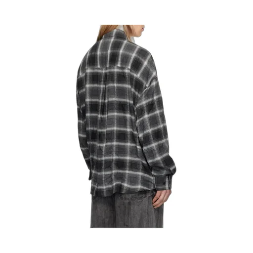 Crinkled Check Shirt
