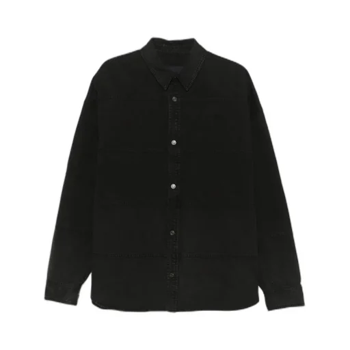 Classic Collar Shirt With Logo Embroidery