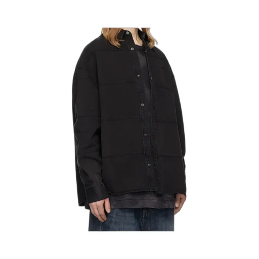 Horizontal Stitched Denim Shirt