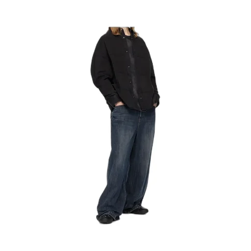 Horizontal Stitched Denim Shirt