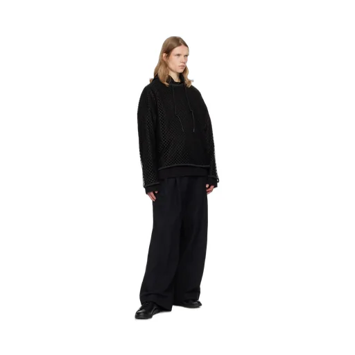 Oversized Mesh Hoodie