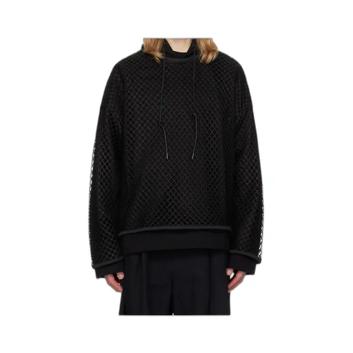Oversized Mesh Hoodie