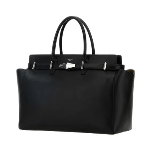Diamond Belted M Top Handle Bag