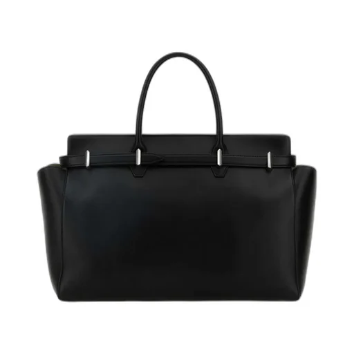 Diamond Belted M Top Handle Bag