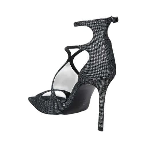 Square-Headed High-Heeled Sandals