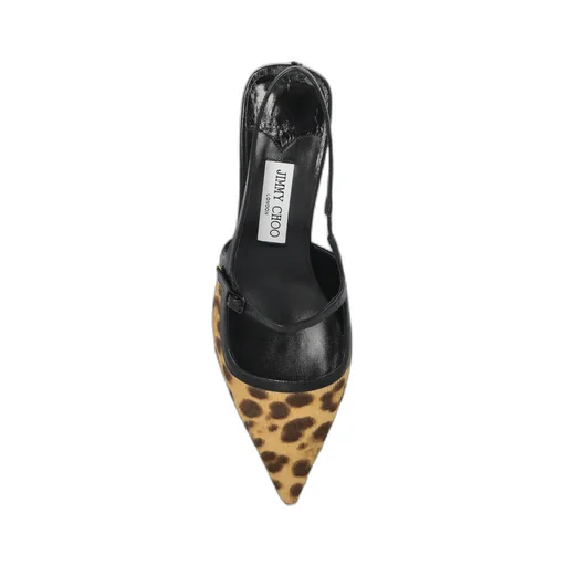 Leopard Printed Pointed Toe Pumps