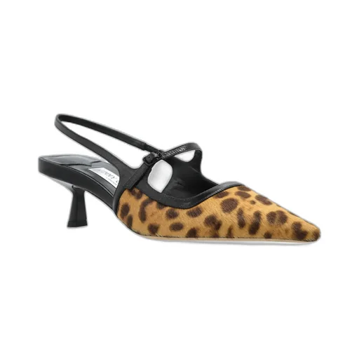 Leopard Printed Pointed Toe Pumps