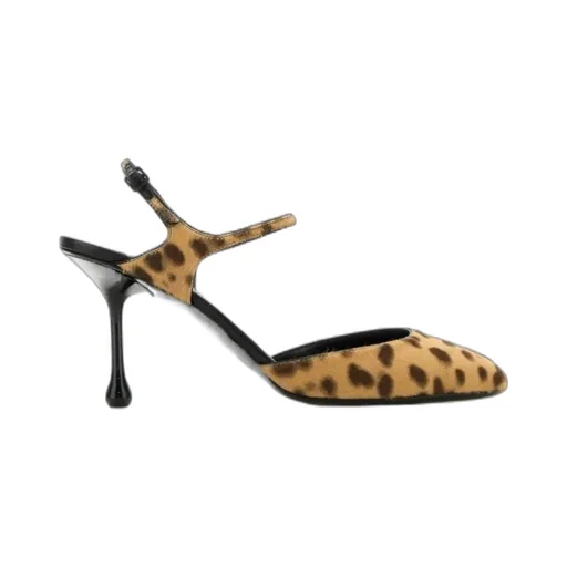 Pixie 80 Leopard Printed Pumps