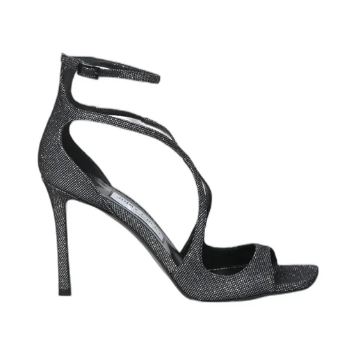 Square-Headed High-Heeled Sandals