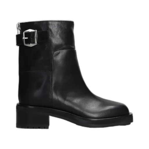 Square-Toed Short Boots