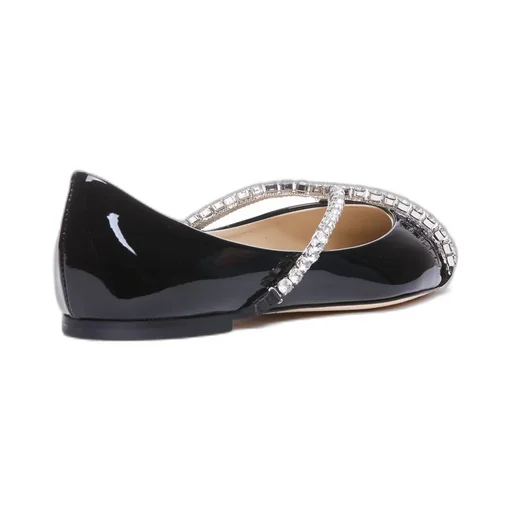Genevi Crystal-Embellished Ballerina Shoes