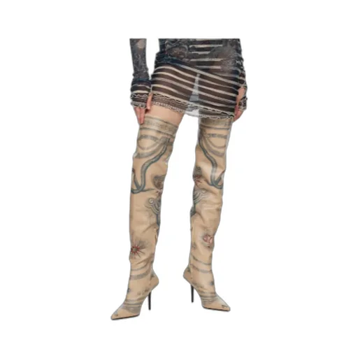 X Jean Paul Gaultier 90Mm Over-The-Knee Boots