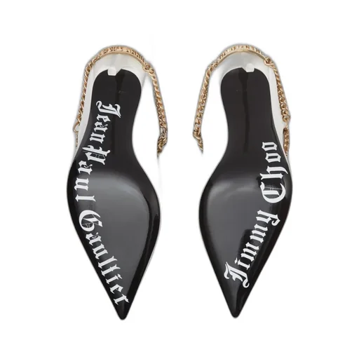 X Jean Paul Gaultier Bing Pointed High Heels