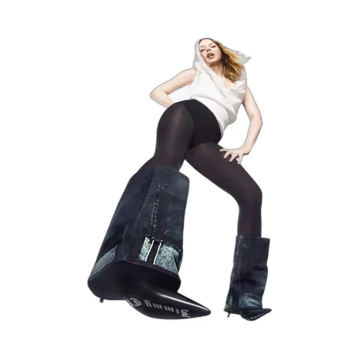 X Jean Paul Gaultier Pointed Boots