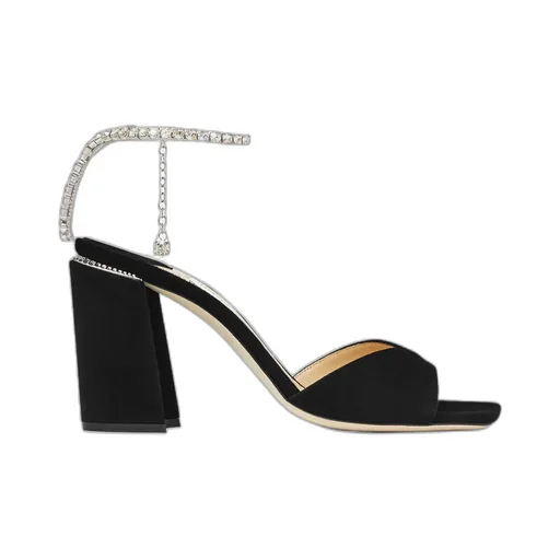 Saeda Embellished Heeled Sandals
