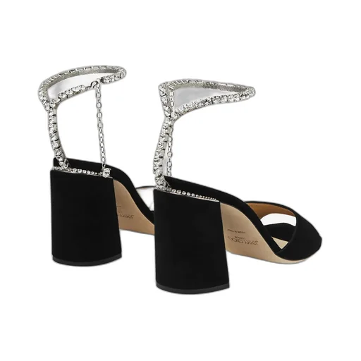 Saeda Embellished Heeled Sandals
