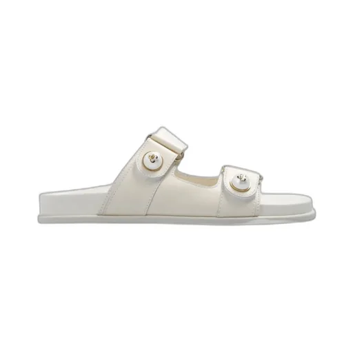 Fayence Pearl-Embellished Slip-On Sandals
