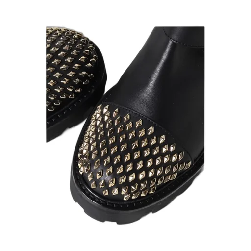 Biker Ii Round Toe Knee-High Boots