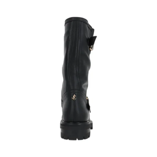 Embellished Buckle Boots