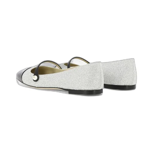 Elisa Glitter Square Toe Ballerinas